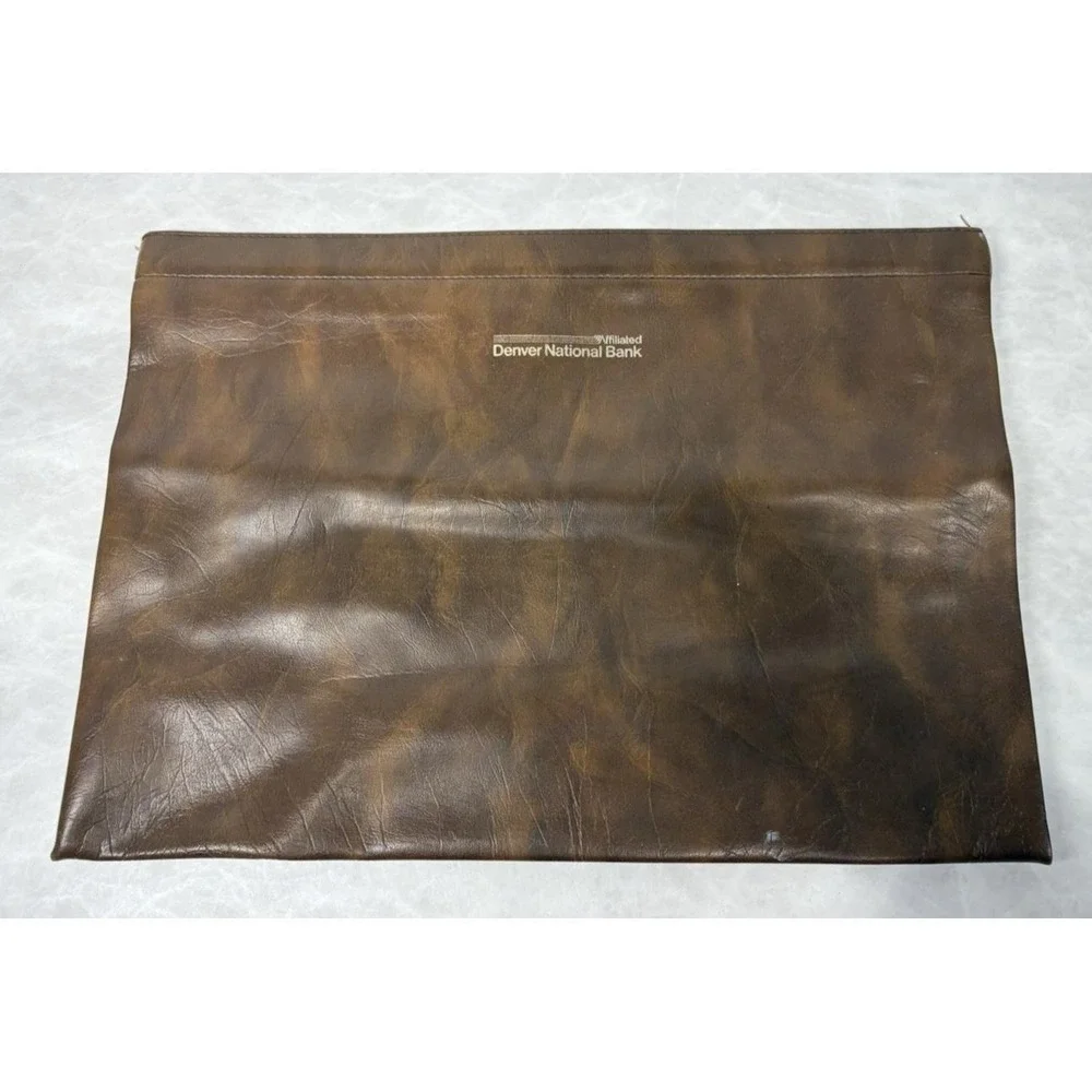 Vintage Portfolio Folder‎ Denver National Bank Branded 12